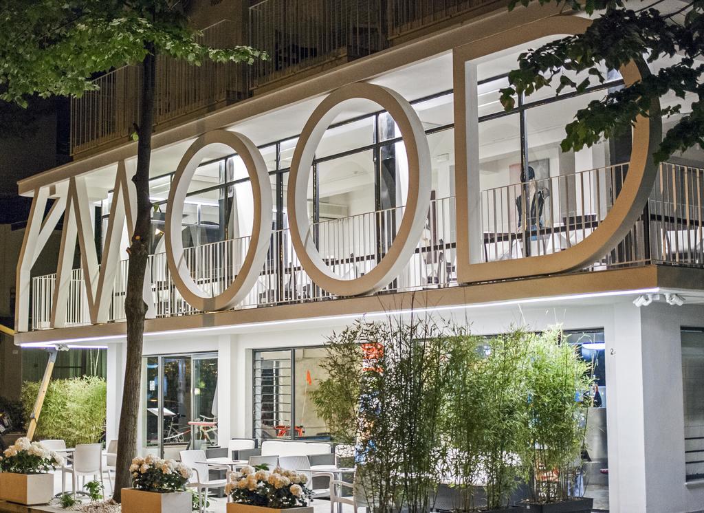 Hotel Hollywood Риччоне Экстерьер фото